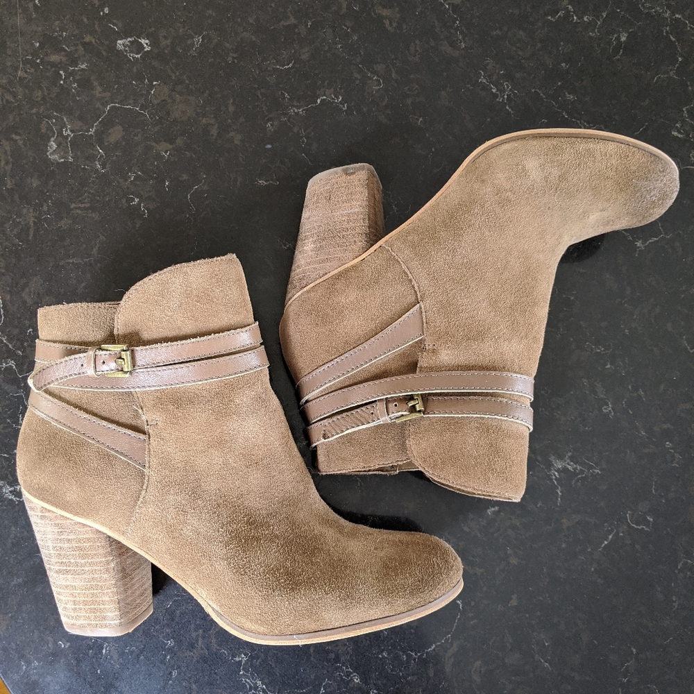 Tan BP Suede Booties